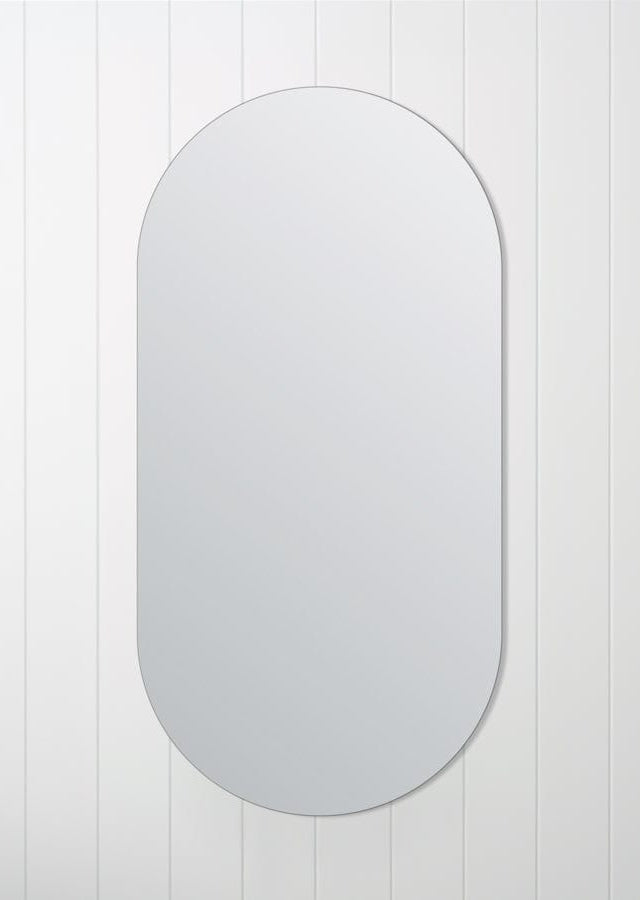 TileCloud BATHWARE Oval Mirror Frameless