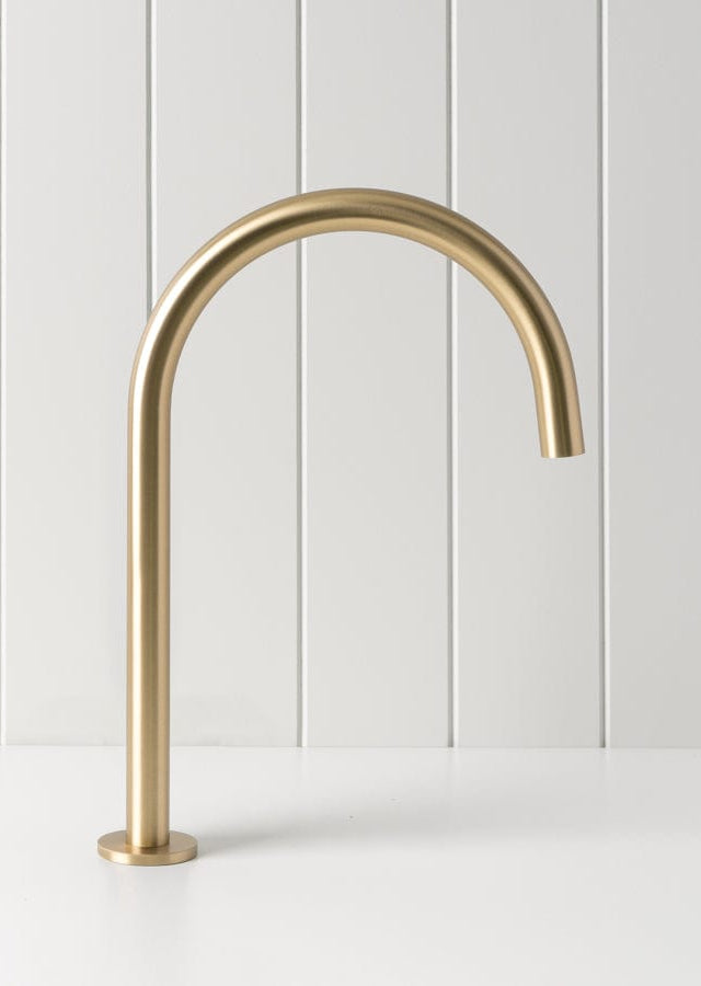 Yabby TAPWARE Basin Spout Brushed Brass