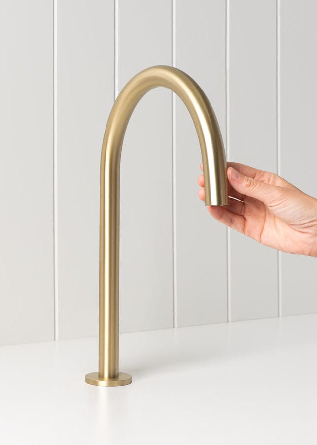 Yabby TAPWARE Basin Spout Brushed Brass