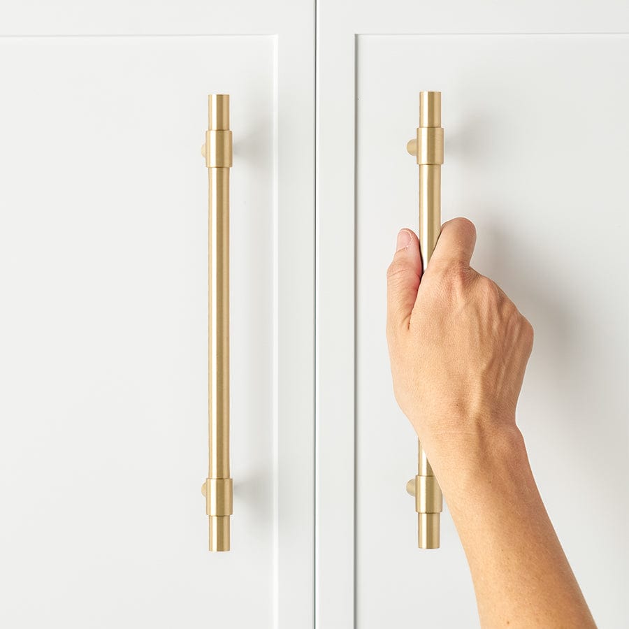 TileCloud TAPWARE Cabinetry Pull 250mm Brushed Brass