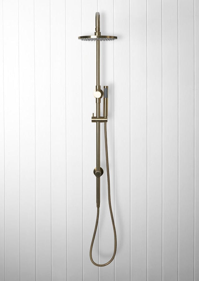 Yabby TAPWARE Combination Shower Brushed Brass