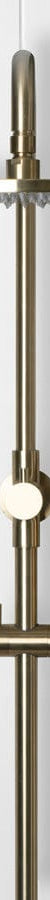 Yabby TAPWARE Combination Shower Brushed Brass