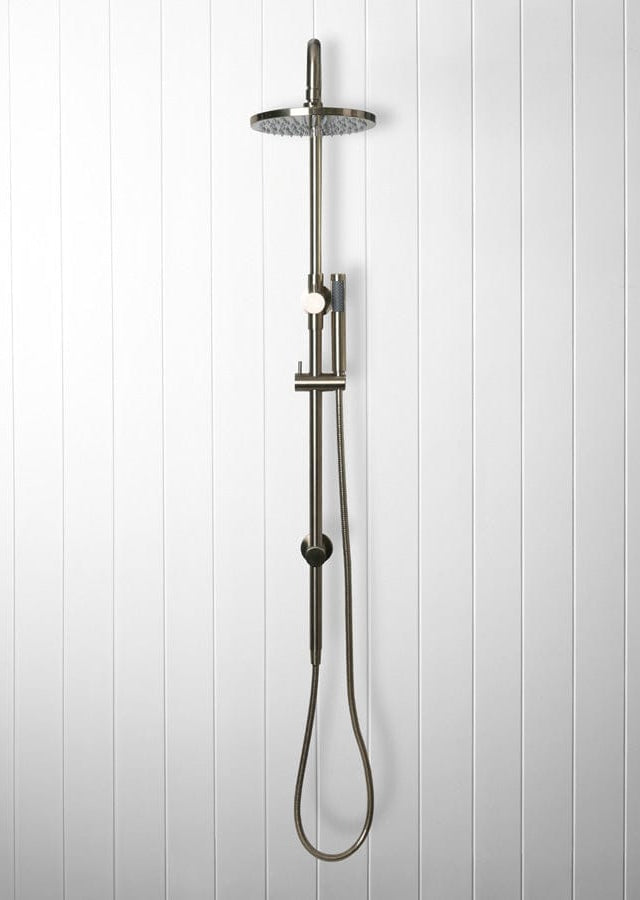 Yabby TAPWARE Combination Shower Warm Brushed Nickel