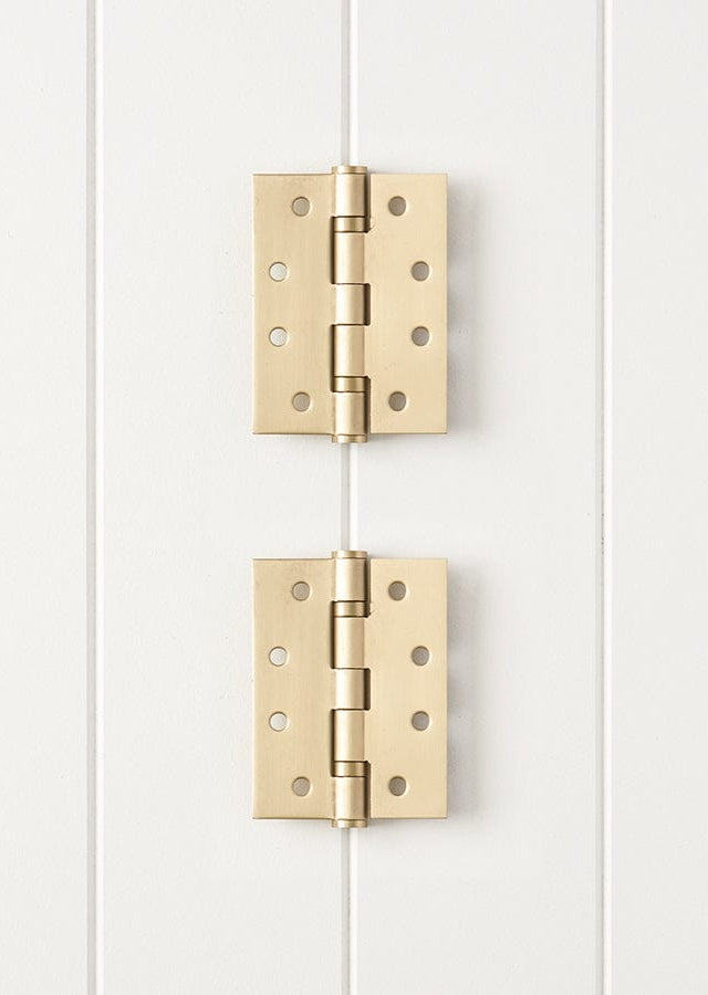 TileCloud TAPWARE Door Butt Hinge Pair Warm Brushed Nickel