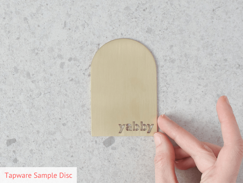 Yabby TAPWARE Door Lock Brushed Brass