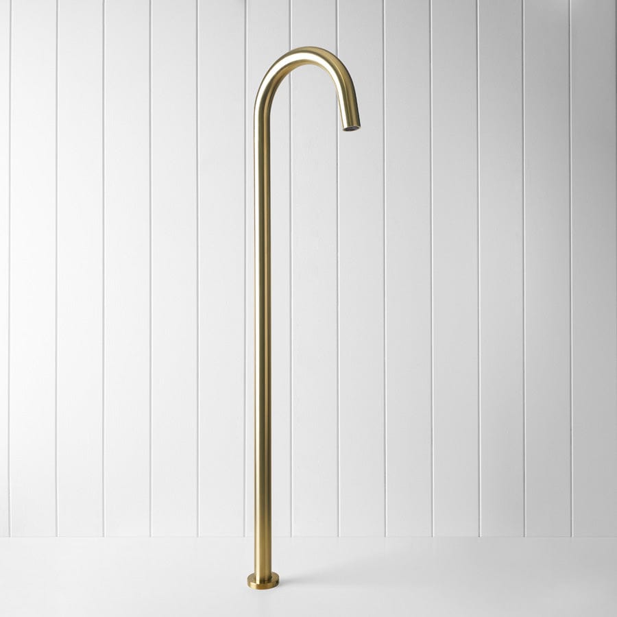 Yabby TAPWARE Freestanding Bath Spout Brushed Brass