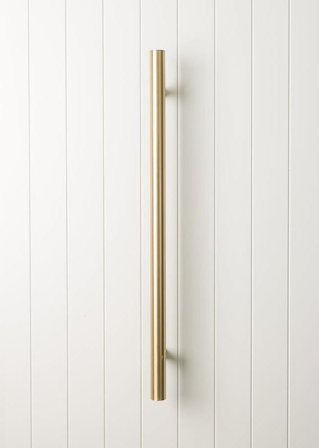 TileCloud TAPWARE Heated Towel Rail Brushed Brass