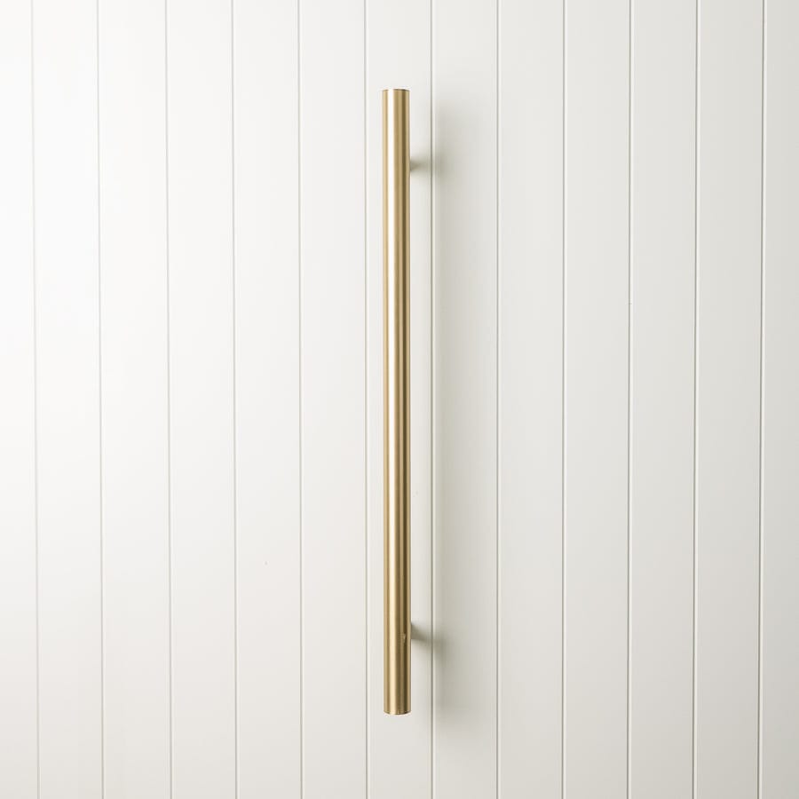 TileCloud TAPWARE Heated Towel Rail Brushed Brass