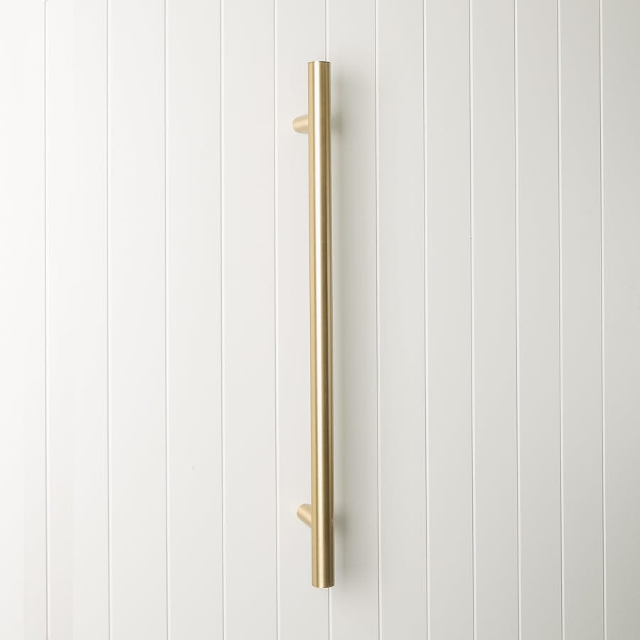 TileCloud TAPWARE Heated Towel Rail Brushed Brass