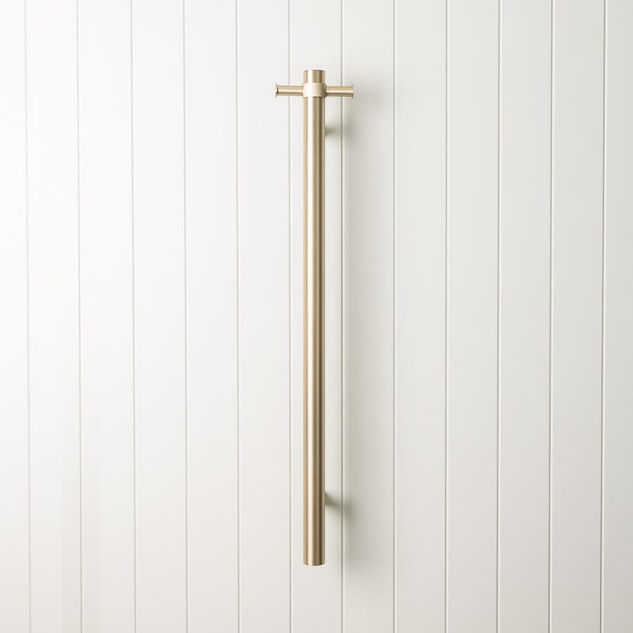 TileCloud TAPWARE Heated Towel Rail Warm Brushed Nickel