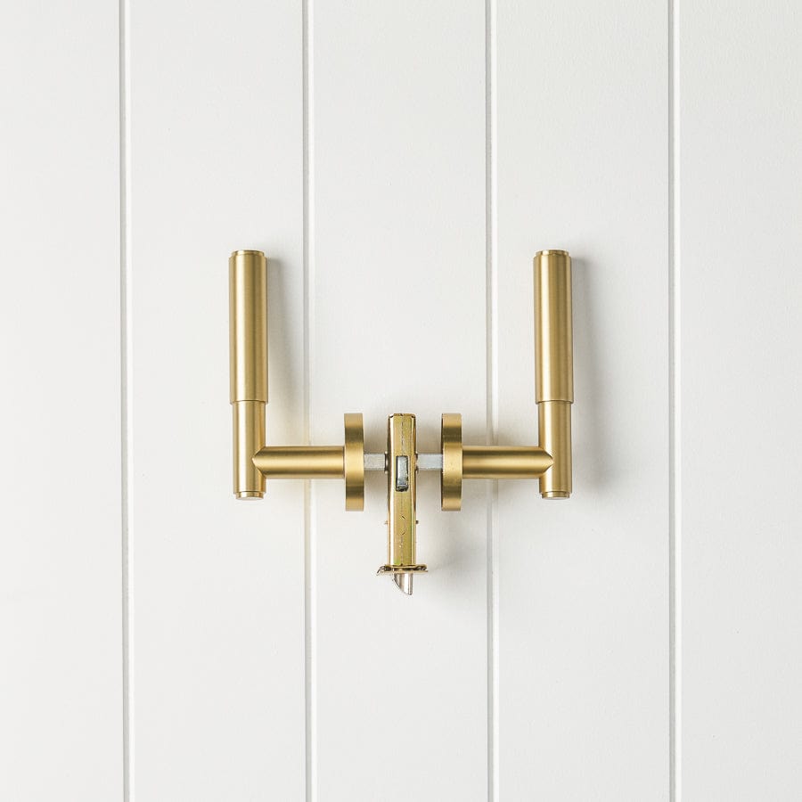 TileCloud TAPWARE Melbourne Door Handle Brushed Brass