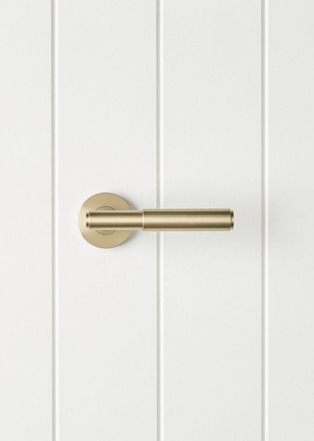 TileCloud TAPWARE Melbourne Door Handle Warm Brushed Nickel