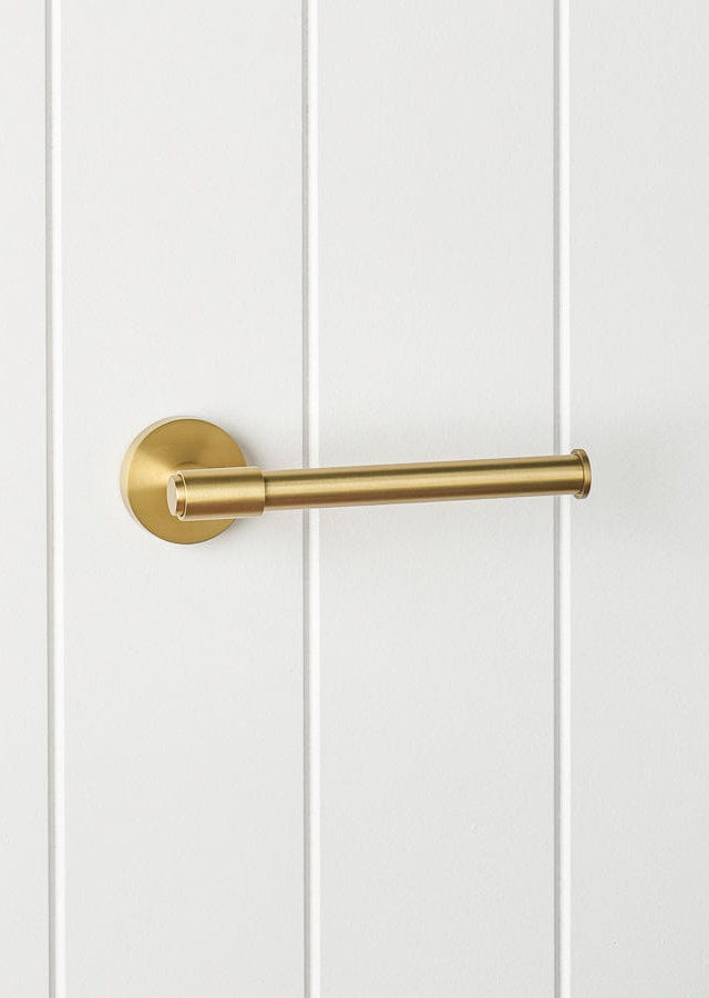 TileCloud TAPWARE Melbourne Toilet Roll Holder Brushed Brass