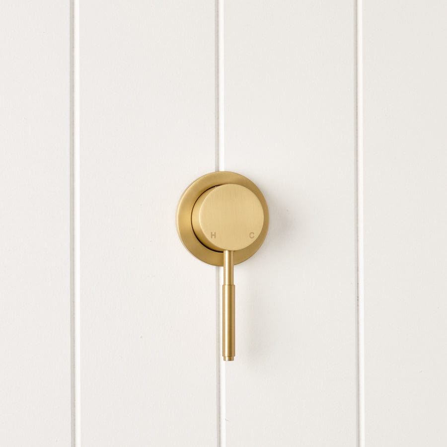 TileCloud TAPWARE Melbourne Wall Mixer Brushed Brass