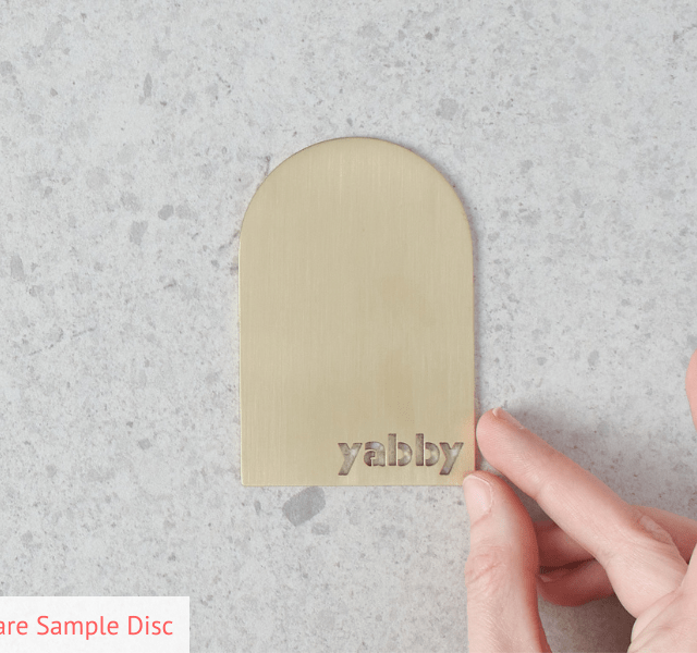 Yabby TAPWARE Pop Up Waste Brushed Brass - Overflow