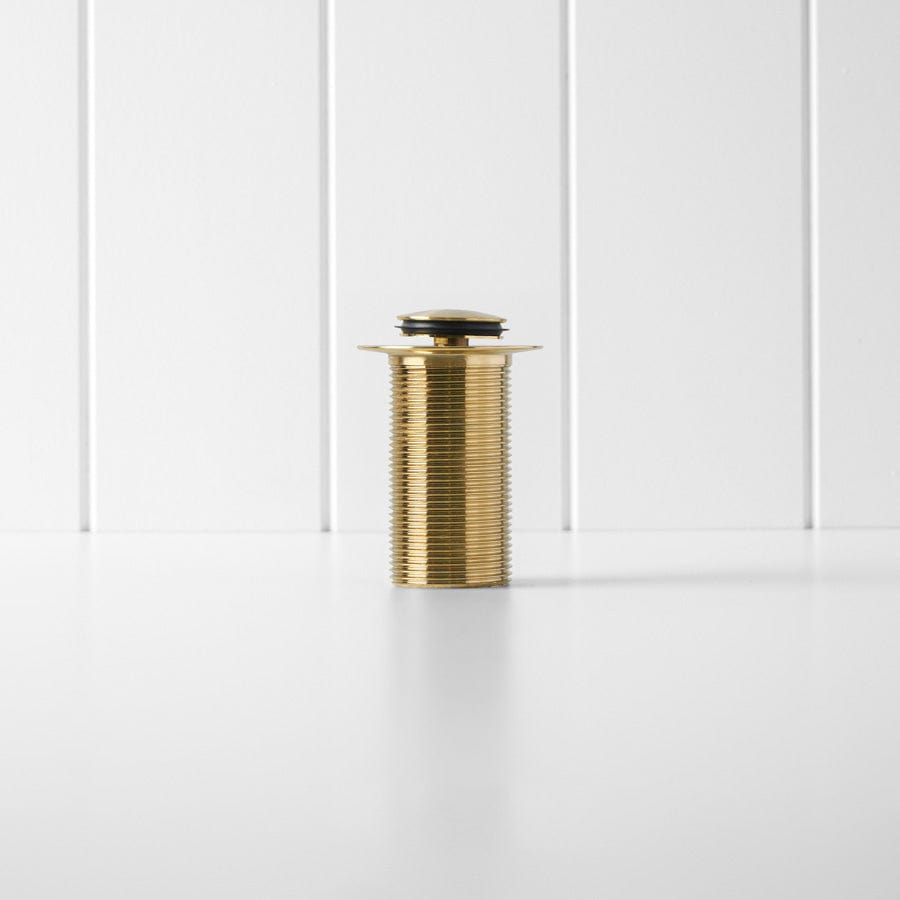 Yabby TAPWARE Pop Up Waste Brushed Brass - Overflow