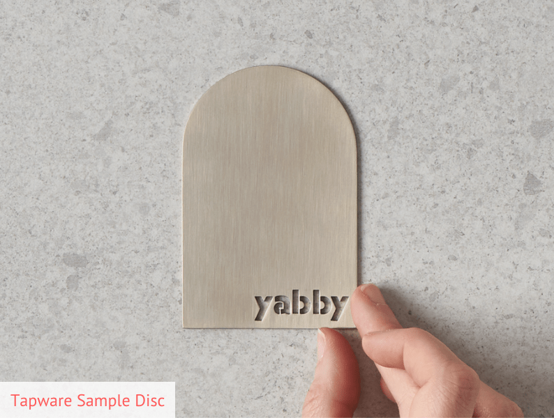 Yabby TAPWARE Pop Up Waste Warm Brushed Nickel - No Overflow