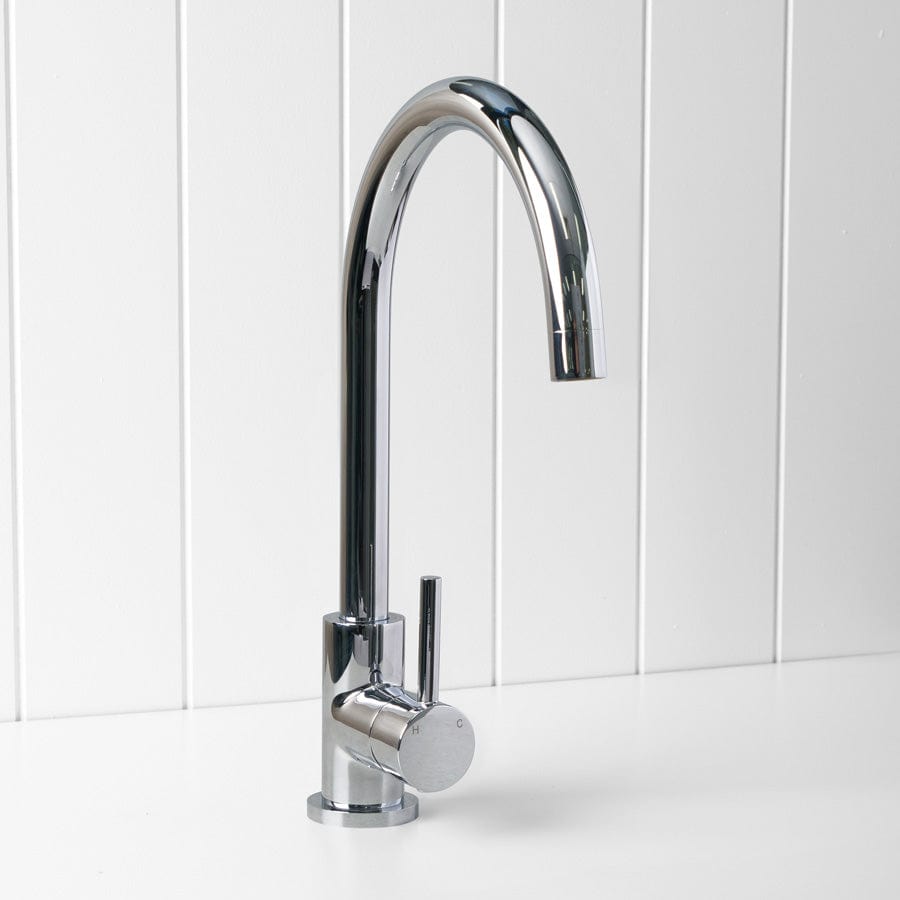 Yabby TAPWARE Round Kitchen Mixer Chrome