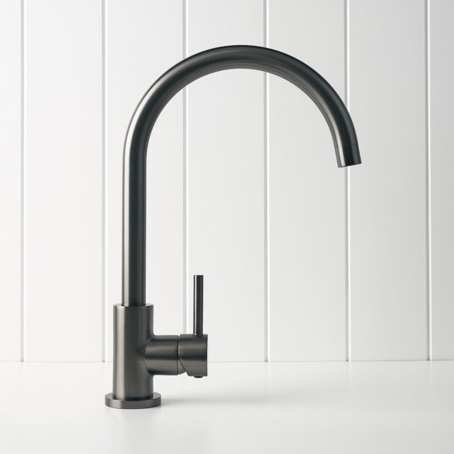 Yabby TAPWARE Round Kitchen Mixer Gunmetal