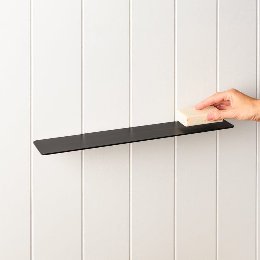 TileCloud TAPWARE Shampoo Shelf Matte Black