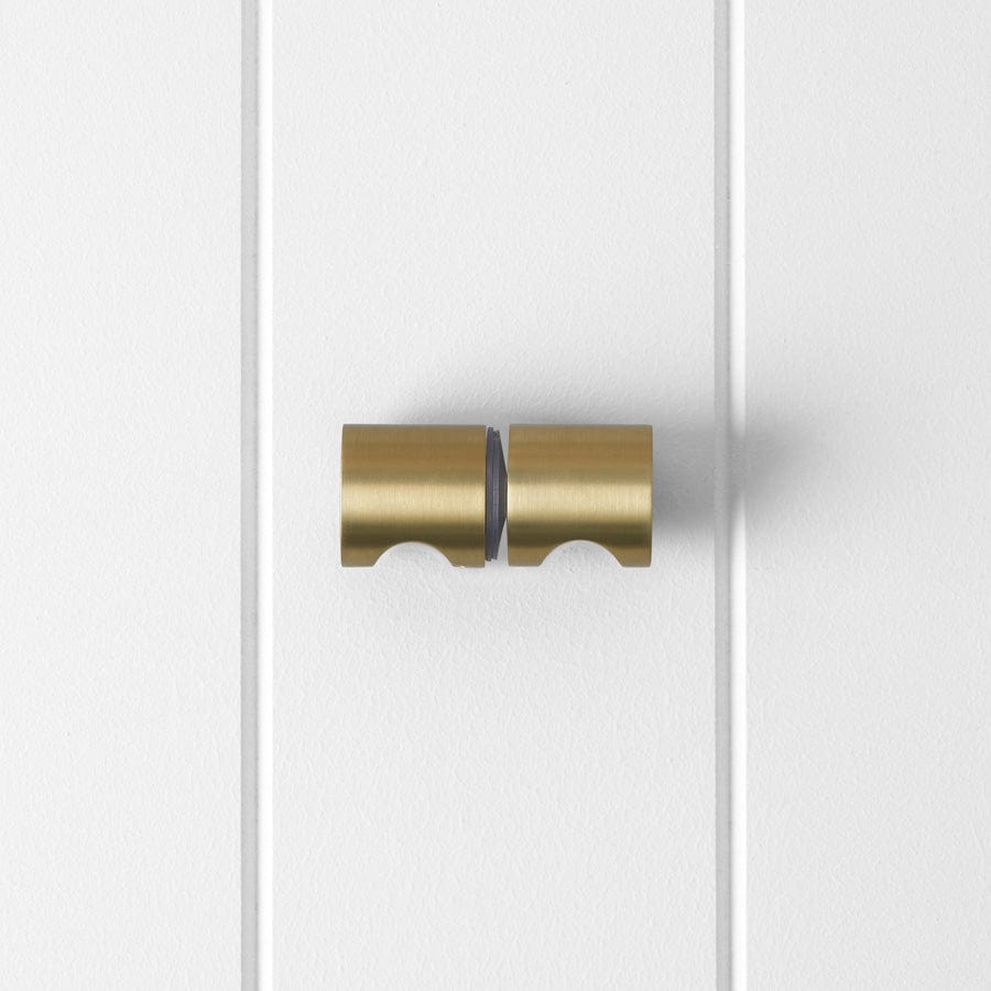 Yabby TAPWARE Shower Door Handle Brushed Brass