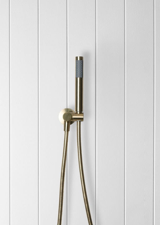 Yabby TAPWARE Shower hose + Sprayer Brushed Brass