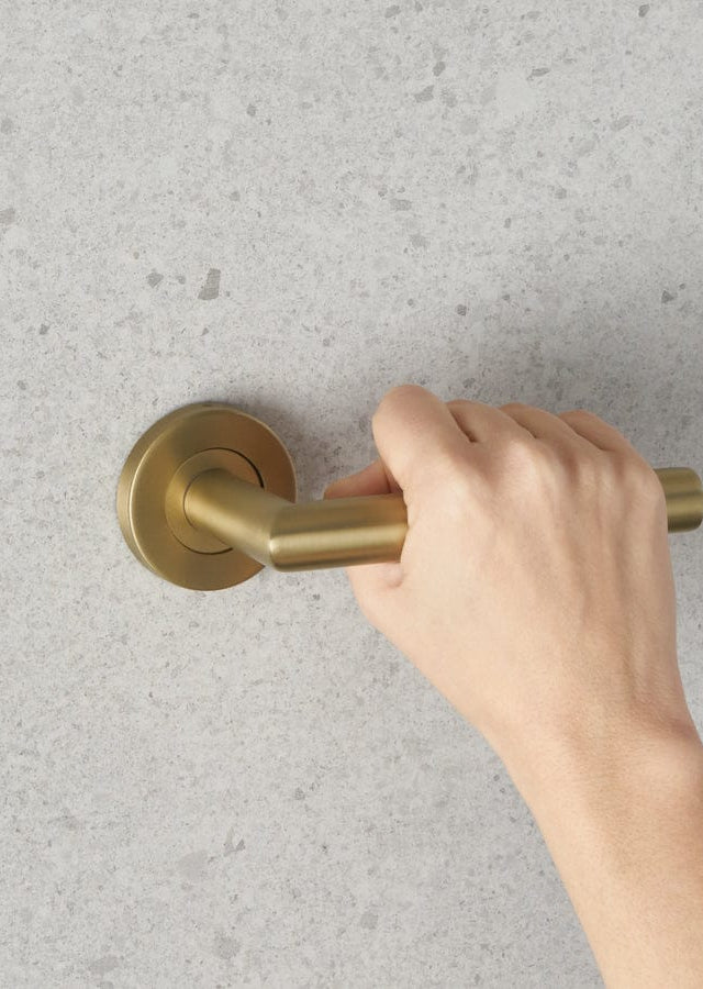 Yabby TAPWARE Door Handle Brushed Brass