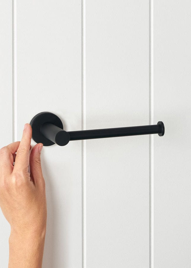 Yabby TAPWARE Sydney Toilet Roll Holder Matte Black