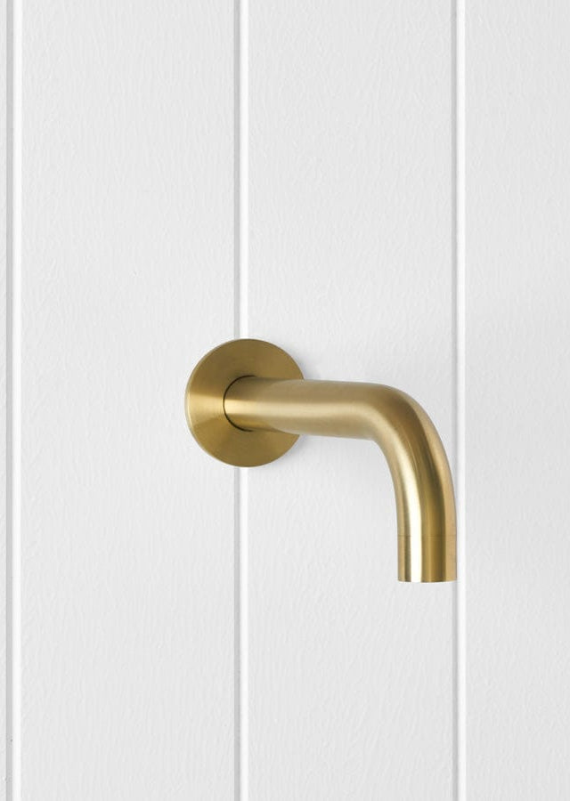 Yabby TAPWARE Sydney Wall Spout Brushed Brass