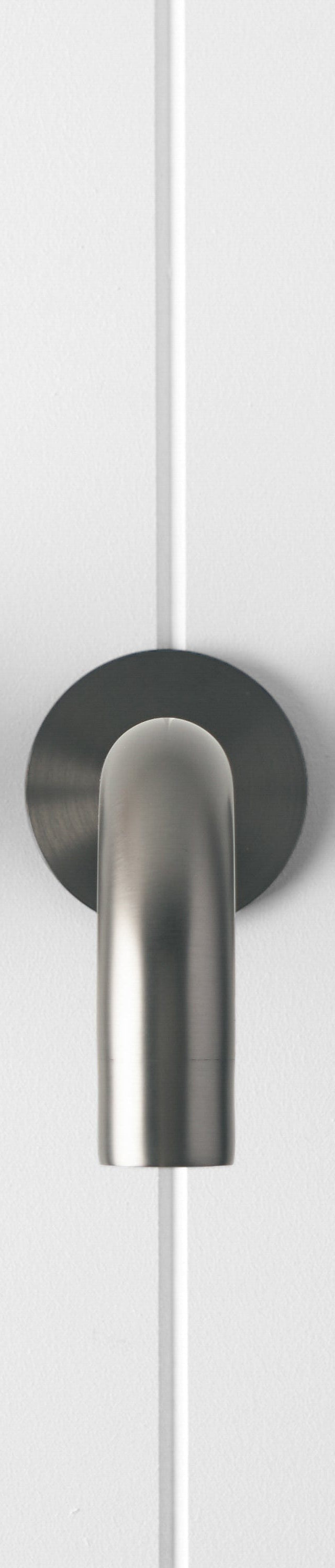 Yabby TAPWARE Wall Spout + Cross taps Gunmetal