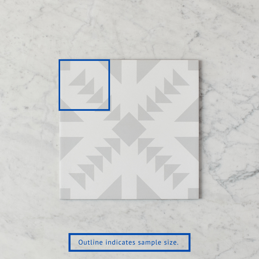 TileCloud TILE Austinmer Grey Encaustic Look Tile