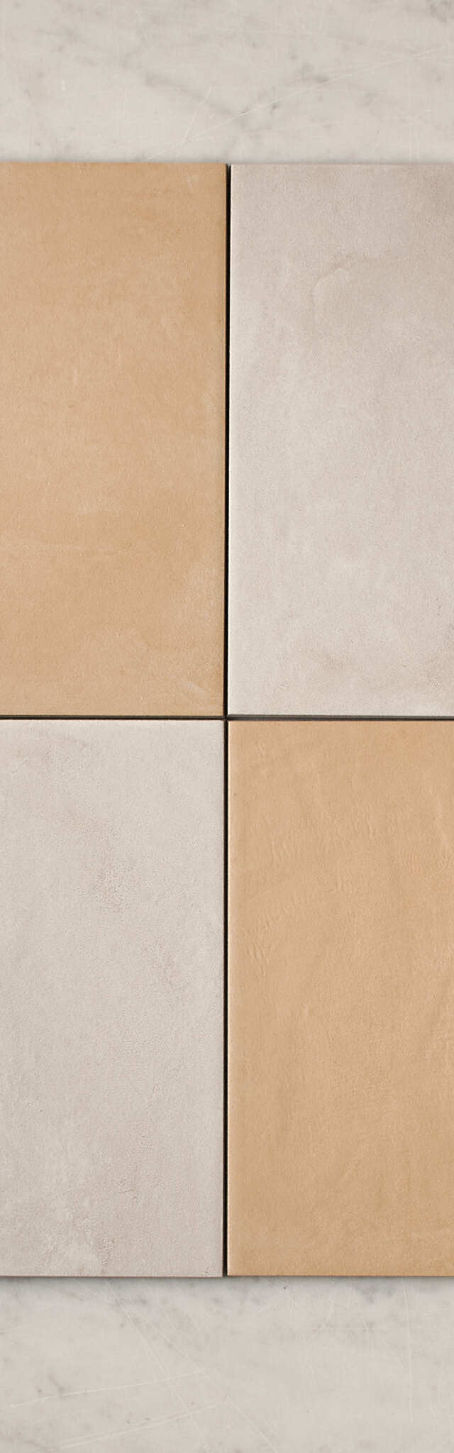 Fina Ceramics TILE Bronte Checkerboard Butter & White Tile