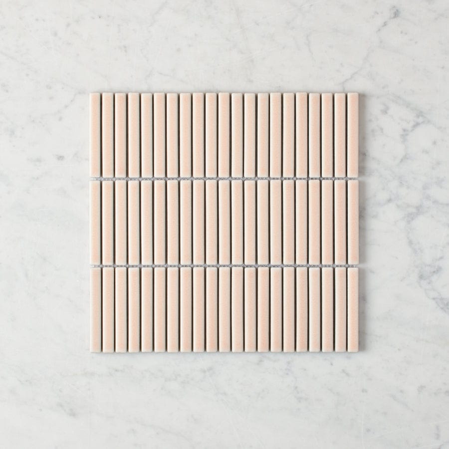 TileCloud TILE Coogee Antique Pink Kit Kat Mosaic tile