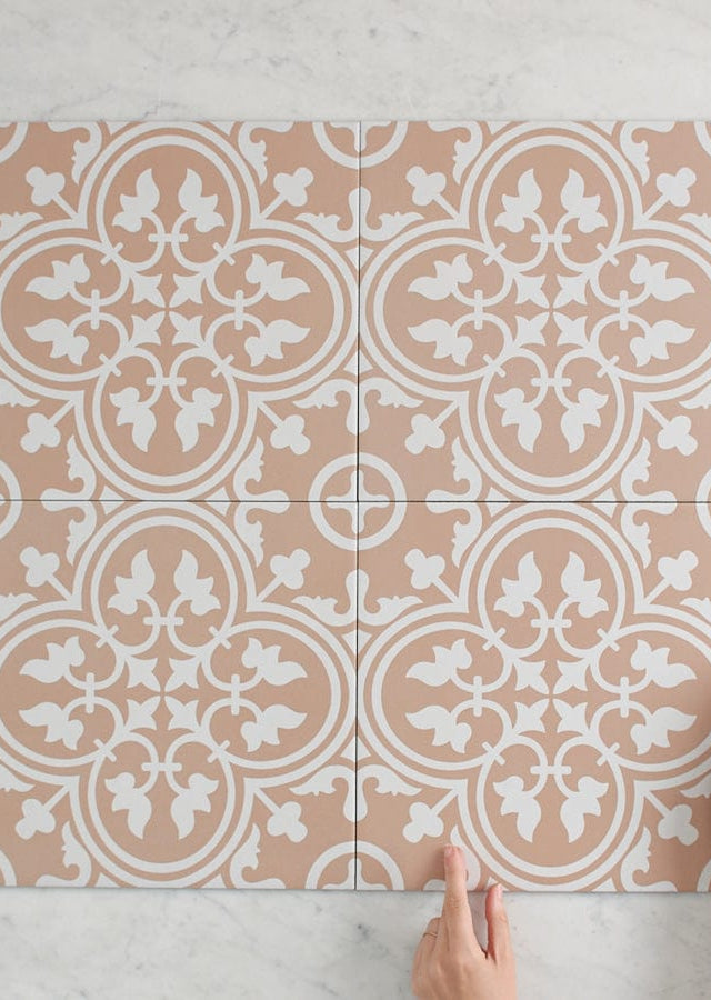 TileCloud TILE Dural Tan Encaustic Look Tile