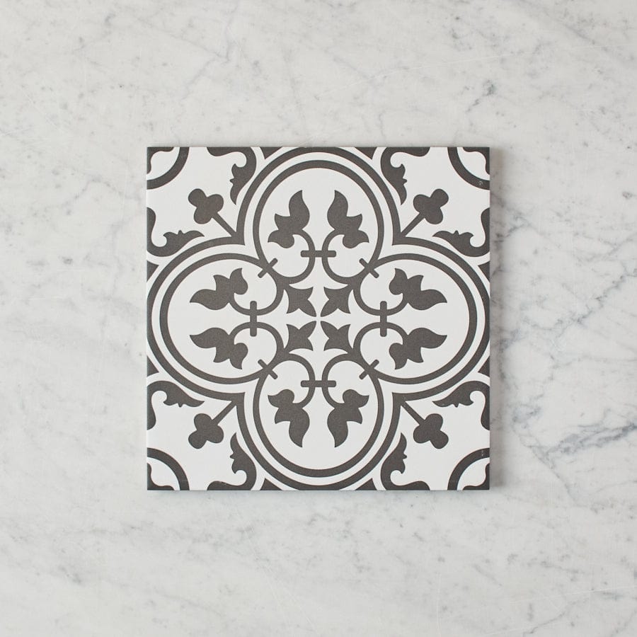 TileCloud TILE Dural White Encaustic Look Tile