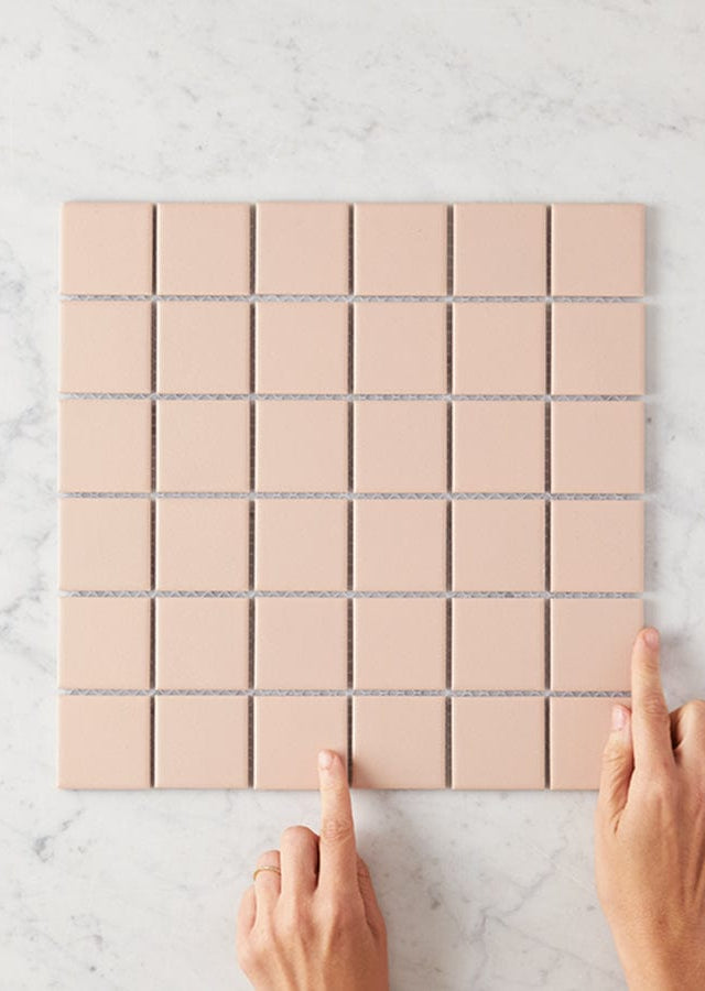 Decor8 TILE Haddon Pink Matte Medium Square Tile