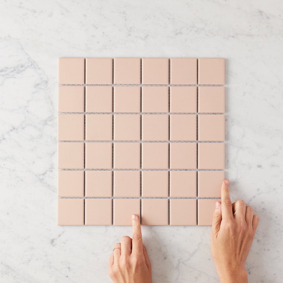 Decor8 TILE Haddon Pink Matte Medium Square Tile