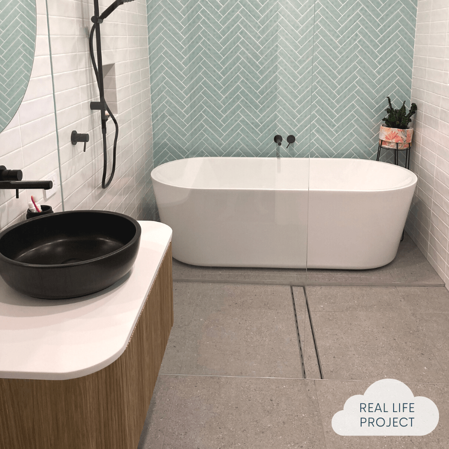 TileCloud TILE Hamilton Matte Grey Concrete Look Tile