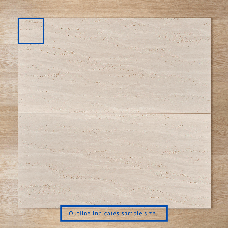 TileCloud TILE Kirribilli Travertine Look Beige Matte Tile