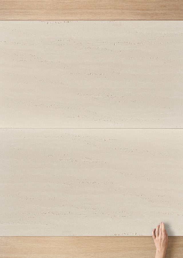 TileCloud TILE Kirribilli Travertine Look Ivory Matte Tile