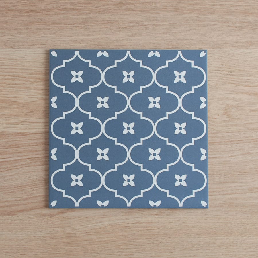 TileCloud TILE Mollymook Navy Encaustic Look Tile