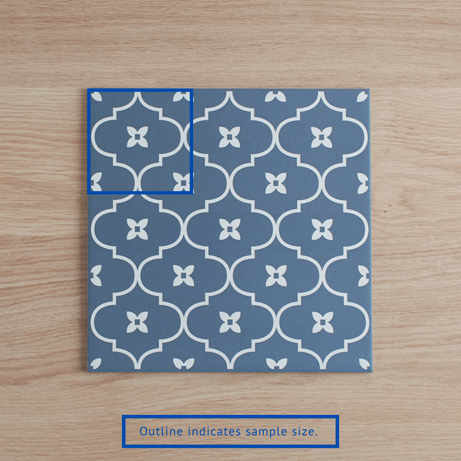 TileCloud TILE Mollymook Navy Encaustic Look Tile