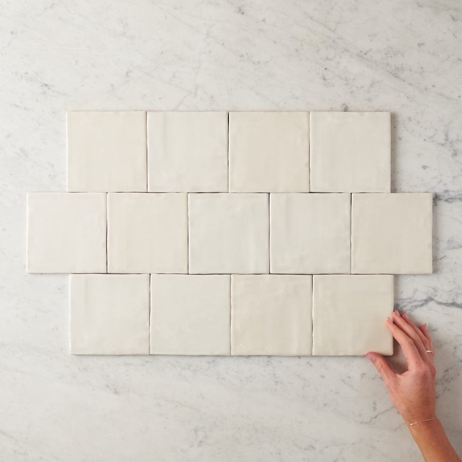 TileCloud TILE Newport Gloss Bone Mixed Square Tile