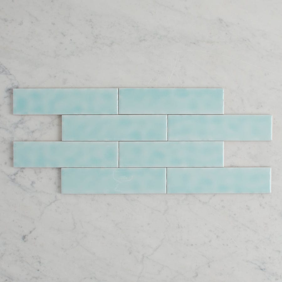 TileCloud TILE Newport Gloss Mini Subway Duck Egg Blue Tile