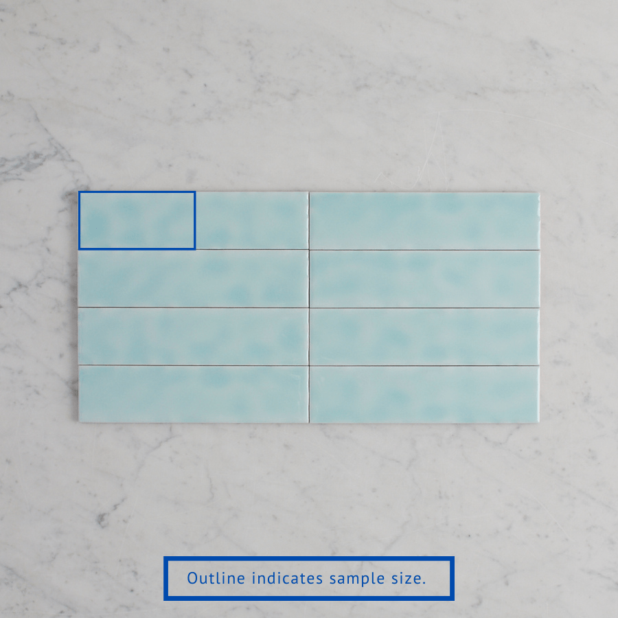 TileCloud TILE Newport Gloss Mini Subway Duck Egg Blue Tile