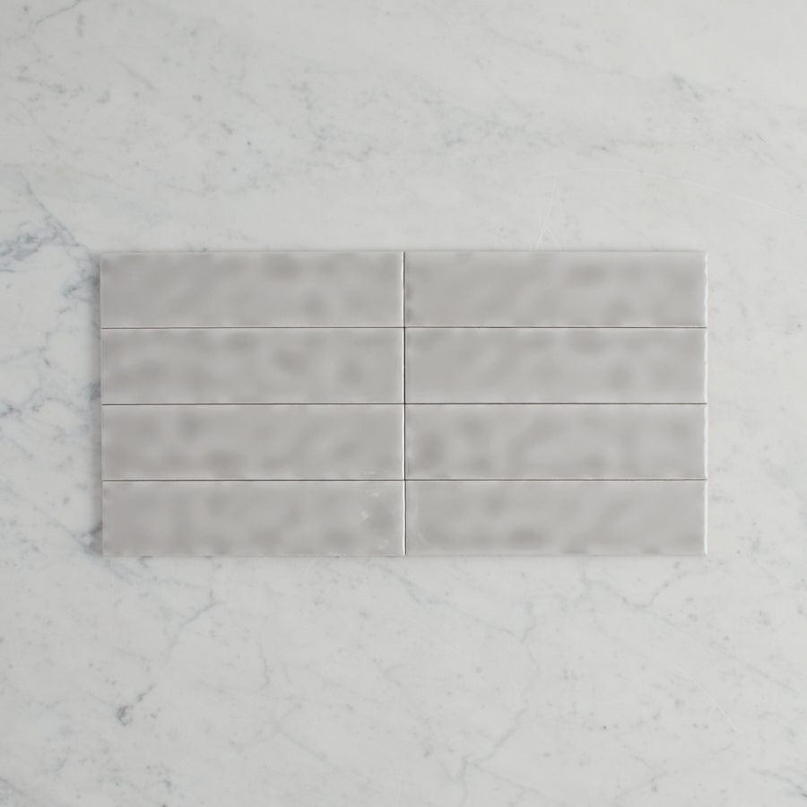 TileCloud TILE Newport Gloss Mini Subway Grey Tile