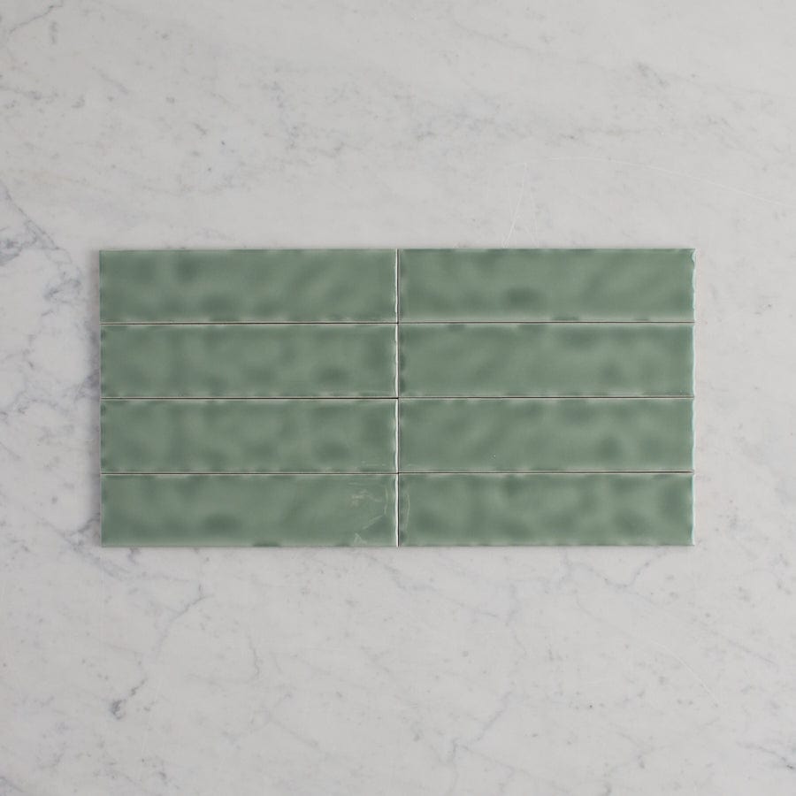 TileCloud TILE Newport Gloss Mini Subway Jade Green Tile