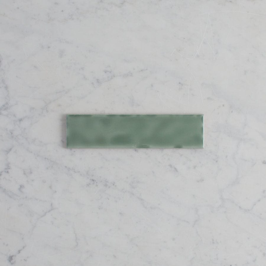 TileCloud TILE Newport Gloss Mini Subway Jade Green Tile