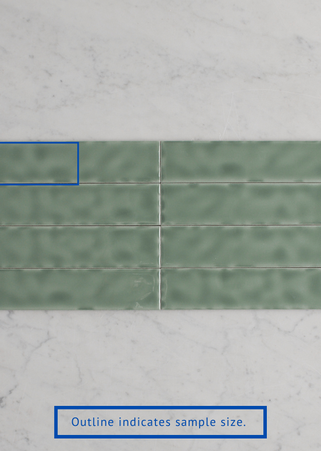 TileCloud TILE Newport Gloss Mini Subway Jade Green Tile