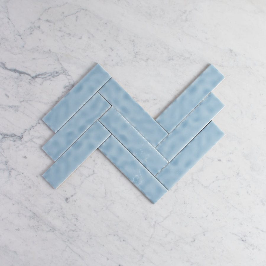 TileCloud TILE Newport Gloss Mini Subway Ocean Blue Tile